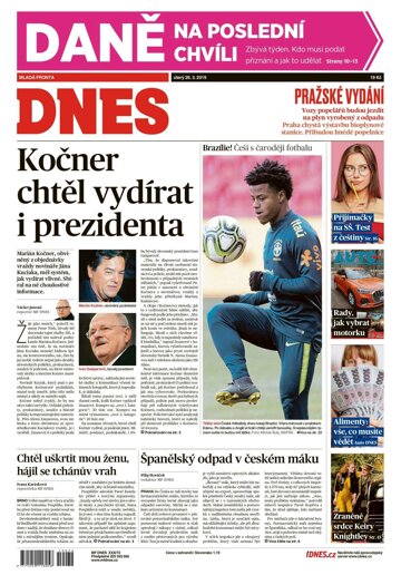 Obálka e-magazínu MF Dnes 26.3.2019