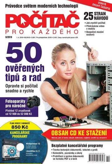 Obálka e-magazínu Počítač pro každého 8/2019