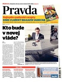 Obálka e-magazínu Pravda 16.3.2012