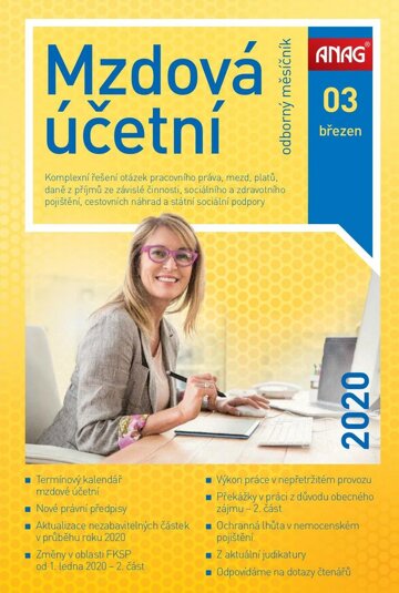 Obálka e-magazínu Mzdová účetní 2020 3/20