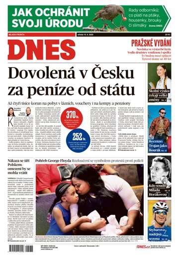 Obálka e-magazínu MF Dnes 10.6.2020