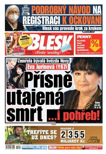 Obálka e-magazínu Blesk 15.1.2021