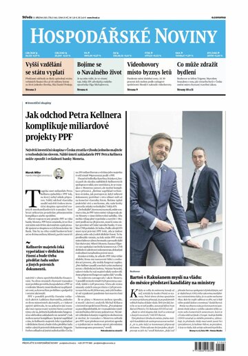 Obálka e-magazínu Hospodářské noviny 063 - 31.3.2021
