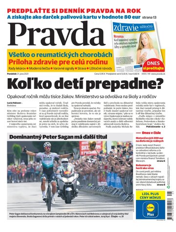 Obálka e-magazínu Pravda 21. 6. 2021