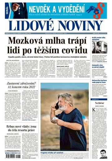 Obálka e-magazínu Lidové noviny 23.10.2021