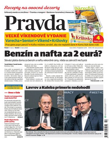 Obálka e-magazínu Pravda 11. 3. 2022