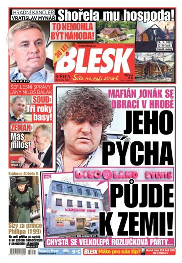 Obálka e-magazínu Blesk 30.3.2022