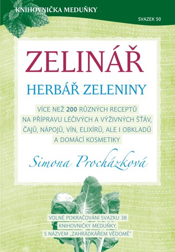 Obálka e-magazínu Knihovnička Meduňky KM50 Zelinář, herbář zeleniny - Simona Procházková
