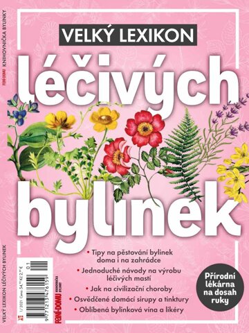 Obálka e-magazínu Knihovnička Paní domu - Lexikon léčivých bylinek 1/21