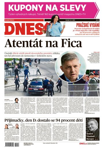 Obálka e-magazínu MF Dnes 16.5.2024