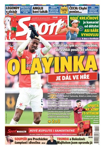 Obálka e-magazínu Sport 8.7.2024