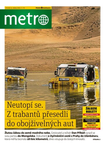 Obálka e-magazínu deník METRO 24.4.2025