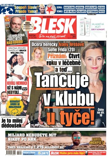 Obálka e-magazínu Blesk 29.8.2025