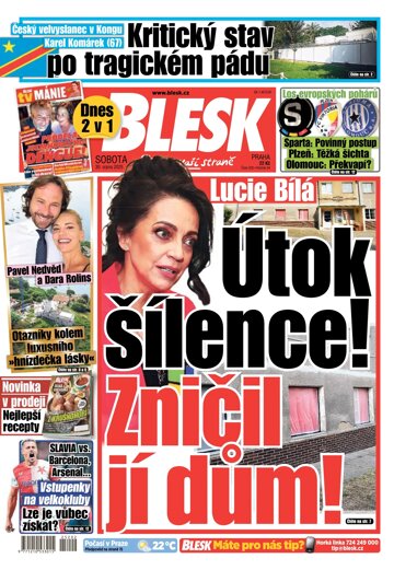Obálka e-magazínu Blesk 30.8.2025