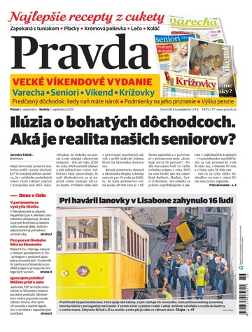 Obálka e-magazínu Pravda 5. 9. 2025