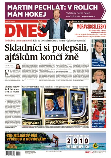 Obálka e-magazínu MF DNES Moravskoslezský - 18.09.2025