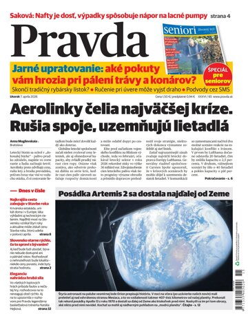 Obálka e-magazínu Pravda 7. 4. 2026