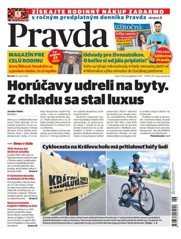 Obálka e-magazínu Pravda 25. 6. 2026