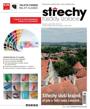Obálka e-magazínu Střechy, Fasády, Izolace 7/2026