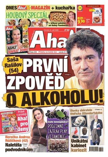 Obálka e-magazínu AHA! 24.9.2026