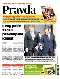 Obálka e-magazínu Pravda 12. 4. 2013