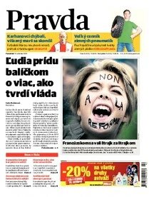Obálka e-magazínu Pravda 18.10.2010