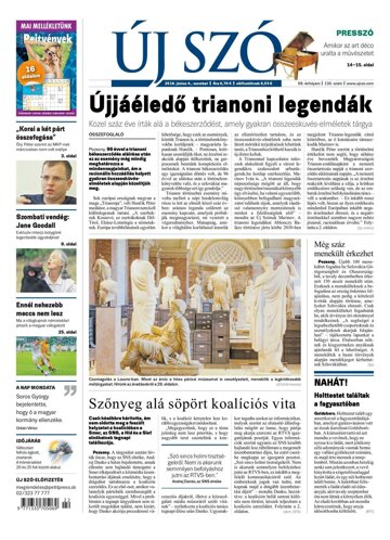 Obálka e-magazínu Új Szó 4.6.2016