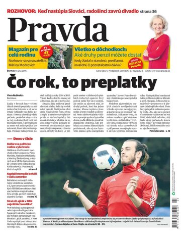 Obálka e-magazínu Pravda 9.6.2016