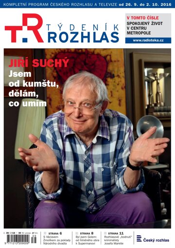 Obálka e-magazínu Týdeník Rozhlas 39/2016