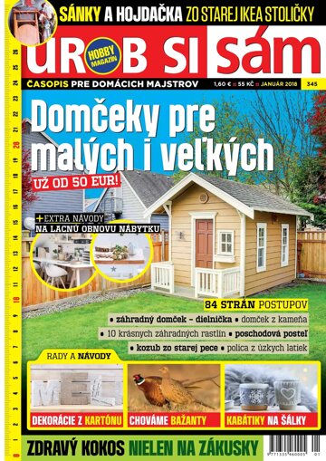 Obálka e-magazínu Urob si sám 1/2018