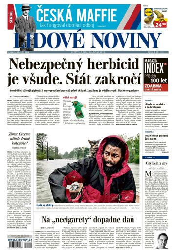 Obálka e-magazínu Lidové noviny 17.9.2018