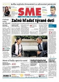 Obálka e-magazínu SME 21.9.2012
