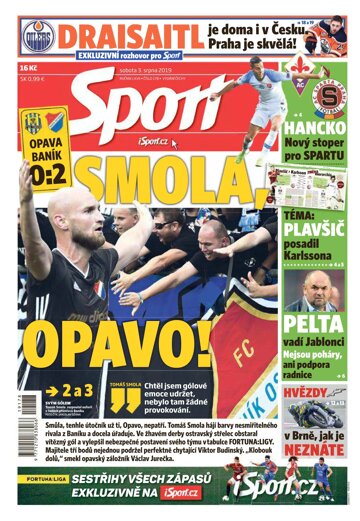 Obálka e-magazínu Sport 3.8.2019