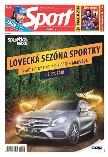 Obálka e-magazínu Sport 27.9.2019