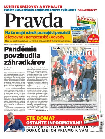 Obálka e-magazínu Pravda 2. 5. 2020