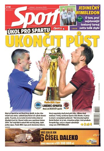 Obálka e-magazínu Sport 1.7.2020