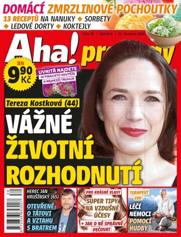 Obálka e-magazínu AHA! pro ženy 30/2020