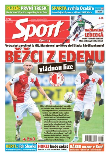 Obálka e-magazínu Sport 9.1.2021