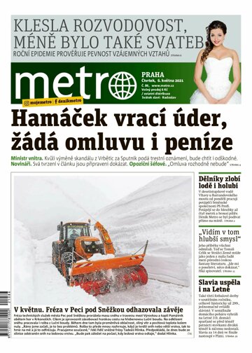 Obálka e-magazínu deník METRO 6.5.2021