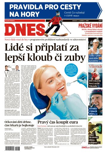 Obálka e-magazínu MF Dnes 8.1.2022