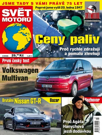 Obálka e-magazínu Svět motorů 3/2022