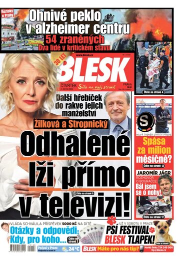 Obálka e-magazínu Blesk 2.6.2022