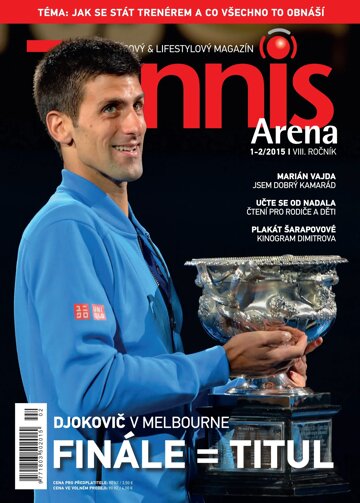 Obálka e-magazínu Tennis Arena 1-2/2015