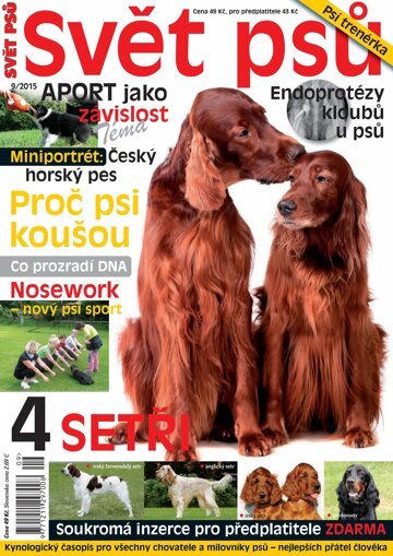 Obálka e-magazínu Svět psů 9/2015
