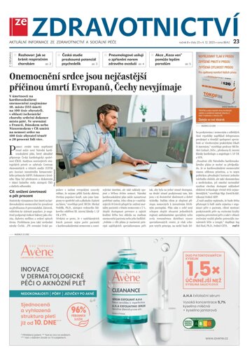 Obálka e-magazínu Ze Zdravotnictví 23/2023