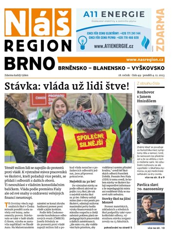 Obálka e-magazínu Náš Region - Brno 49/2023