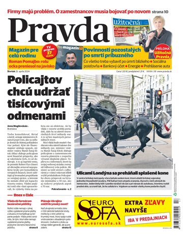 Obálka e-magazínu Pravda 25. 4. 2024