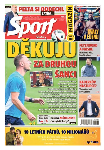 Obálka e-magazínu Sport 7.6.2024