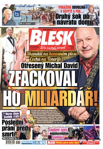 Obálka e-magazínu Blesk 3.4.2025