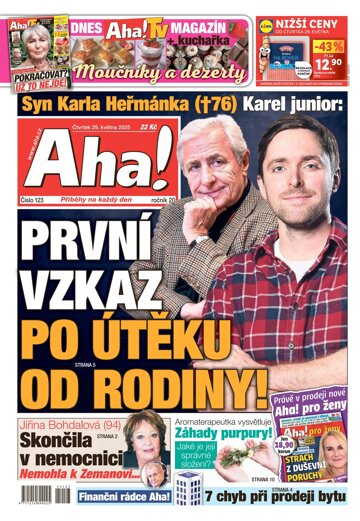 Obálka e-magazínu AHA! 29.5.2025